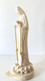 Virgen Desata nudos en mármol natural 23 cm