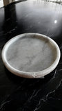 Bandeja, Charola De Amenidades Mármol Blanco Vego Redonda 20 CM