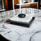 SERVILLETERO DE MARMOL NEGRO