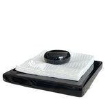 SERVILLETERO DE MARMOL NEGRO