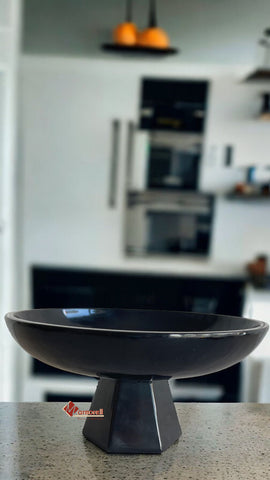 Frutero, Dulcero, Pieza De Decoración En Piedra De Mármol 30 cm