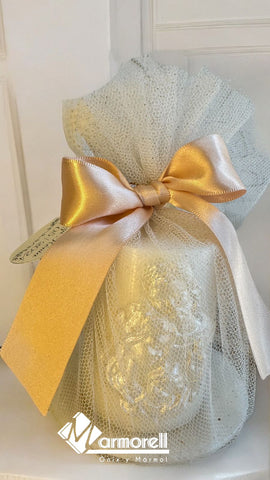 MINI CIRIO CON BASE DE ONIX NATURAL