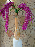 Florero De Piedra Onix Naranja 60 Cm. Decoración Interior. ENVIO GRATIS
