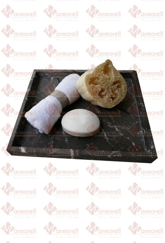 CHAROLA AMENIDADES PIEDRA MÁRMOL 30X25, HOTEL