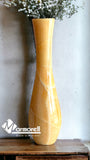 Florero De Piedra Onix Naranja 60 Cm. Decoración Interior. ENVIO GRATIS