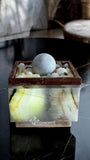 FUENTE DE ÓNIX NATURAL CON ESFERA GIRATORIA