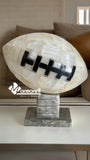 Nuevo! Lampara De Piedra Onix Diseño Balon Futbol Americano