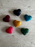 CORAZONES DE PIEDRA DE ÓNIX, VARIOS COLORES