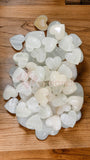 CORAZÓN DECORATIVO ÓNIX BLANCO TEHUACÁN 9X9 CM