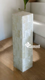 LÁMPARAS MOD. TORRE DE PIEDRA ÓNIX NATURAL 70 CM DE ALTURA, 20X20, ENVIO GRATIS