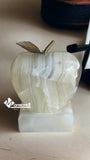 Lamparita De Ónix Modelo Manzana Mordida 10 Cm