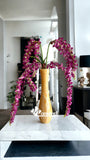 Florero De Piedra Onix Naranja 60 Cm. Decoración Interior. ENVIO GRATIS