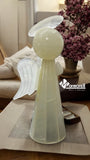 LÁMPARA ANGEL DE PIEDRA ÓNIX NATURAL MOD: CANDY 30 CM