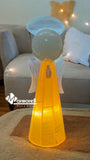 LÁMPARA ANGEL DE PIEDRA ÓNIX NATURAL MOD: CANDY 30 CM