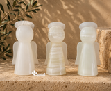 LÁMPARA ÁNGEL DE PIEDRA ÓNIX NATURAL MOD MIA 16 CM