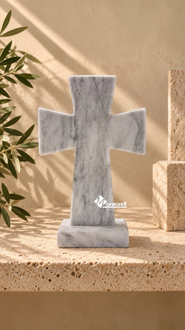 CRUZ DE MARMOL MOD MALTA DE 25 CM