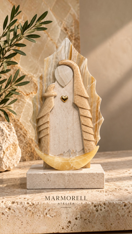 Virgen de Guadalupe 3D — Corazón