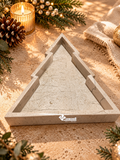 Árbol de Invierno | Charola Escultórica en Mármol Beige