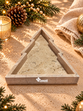 Árbol de Invierno | Charola Escultórica en Mármol Beige