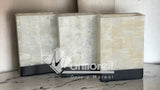 Lampara Pared Arbotante Grapa 30X20X9 CM, Piedra Ónix Con Mármol Negro