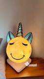 LÁMPARA UNICORNIO PIEDRA NATURAL DE ÓNIX, 13 CM. MOD: ESFERITA