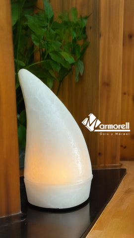 PORTA VELAS DE ÓNIX MODELO VELERO 15 CM DE ALTURA