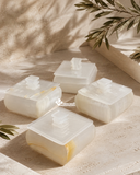 Alhajero de Ónix Blanco Natural | Caja Artesanal 7 × 7 cm