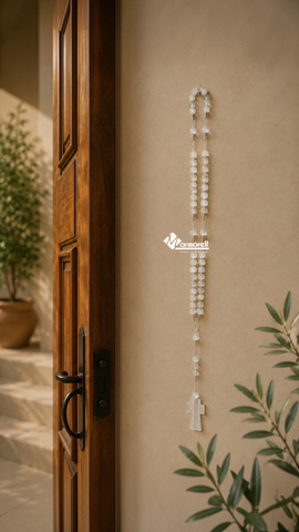 Rosario de Ónix para Bendición del Hogar | 72 cm