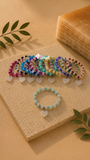 Pulsera Corazón de Ónix Natural · Tonos Surtidos