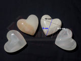 CORAZÓN DECORATIVO ÓNIX BLANCO TEHUACÁN 9X9 CM