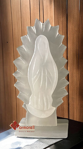 SET DE 10 VIRGEN DE GUADALUPE ONIX 18 CM, RECUERDO, DECORACION