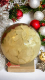 LIQUIDACION- ESFERA NAVIDEÑA CON DISEÑO DE SANTA 13 CM