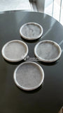 Bandeja, Charola De Amenidades Mármol Blanco Vego Redonda 20 CM