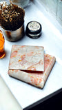 ALHAJERO DE MÁRMOL MODELO MILÁN 10X10 CM EN MÁRMOL ROSA