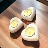 PORTAVELA DE ONIX MODELO CORAZÓN OVAL
