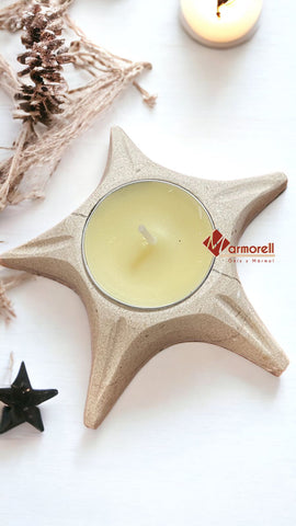 PORTAVELA DE MARMOL MOD. ESTRELLA
