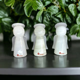 LÁMPARA ÁNGEL DE PIEDRA ÓNIX NATURAL MOD MIA 16 CM