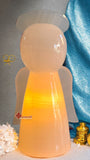 LÁMPARA ÁNGEL DE PIEDRA ÓNIX NATURAL MOD MIA 16 CM