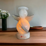LÁMPARA ANGELITO DE PIEDRA ÓNIX NATURAL MOD: GOTITA 12 CM