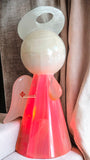 LÁMPARA ÁNGEL DE PIEDRA ÓNIX MOD CANDY 17 CM, TONO ROSA