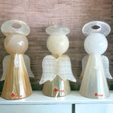 LÁMPARA ÁNGEL DE PIEDRA ÓNIX NATURAL MOD CANDY 17 CM
