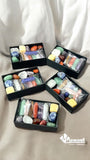 Kit Cuarzos, 14 Piedras Energéticas. Set Siete Chakras, de bolsillo