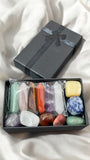 Kit Cuarzos, 14 Piedras Energéticas. Set Siete Chakras, de bolsillo
