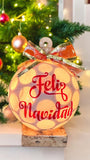 LAMPARA DISEÑO ESFERA NAVIDEÑA
