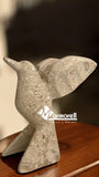 SET DE 10 COLIBRÍ EN PIEDRA DE MÁRMOL NATURAL , RECUERDO, DECORACIÓN