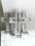 CRUZ DE MARMOL HUECA 35 CM
