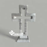 CRUZ DE MARMOL HUECA 35 CM