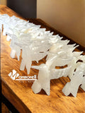 SET DE 10 COLIBRÍ EN PIEDRA DE ÓNIX NATURAL , RECUERDO, DECORACIÓN