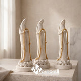 Virgen Desata nudos en mármol natural 23 cm