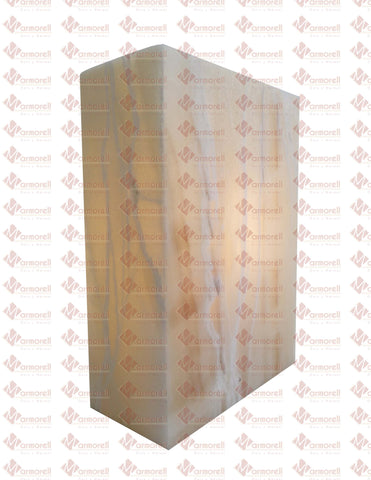ARBOTANTE, LAMPARA PARED MODELO GRAPA 30X20 LAMINADO DE ONIX.